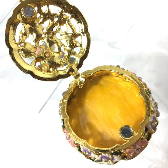 Humming Bird Jeweled Trinket Box - Picture 2 of 9